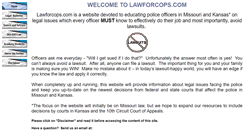 Desktop Screenshot of lawforcops.com